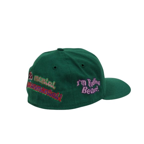Better With Age Men Snapback Size 7 1/8 Green Put The Mental In Environmental - Picture 3 of 10